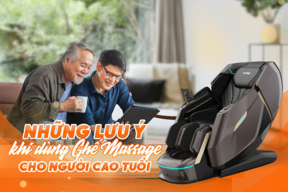 Lưu ý khi dùng ghế massage cho người cao tuổi