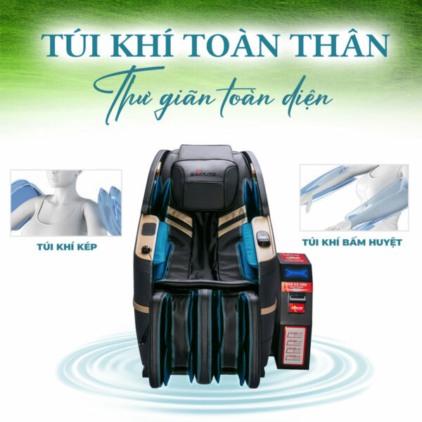 ghe massage tinh tien tu dong sankito s 6688 9
